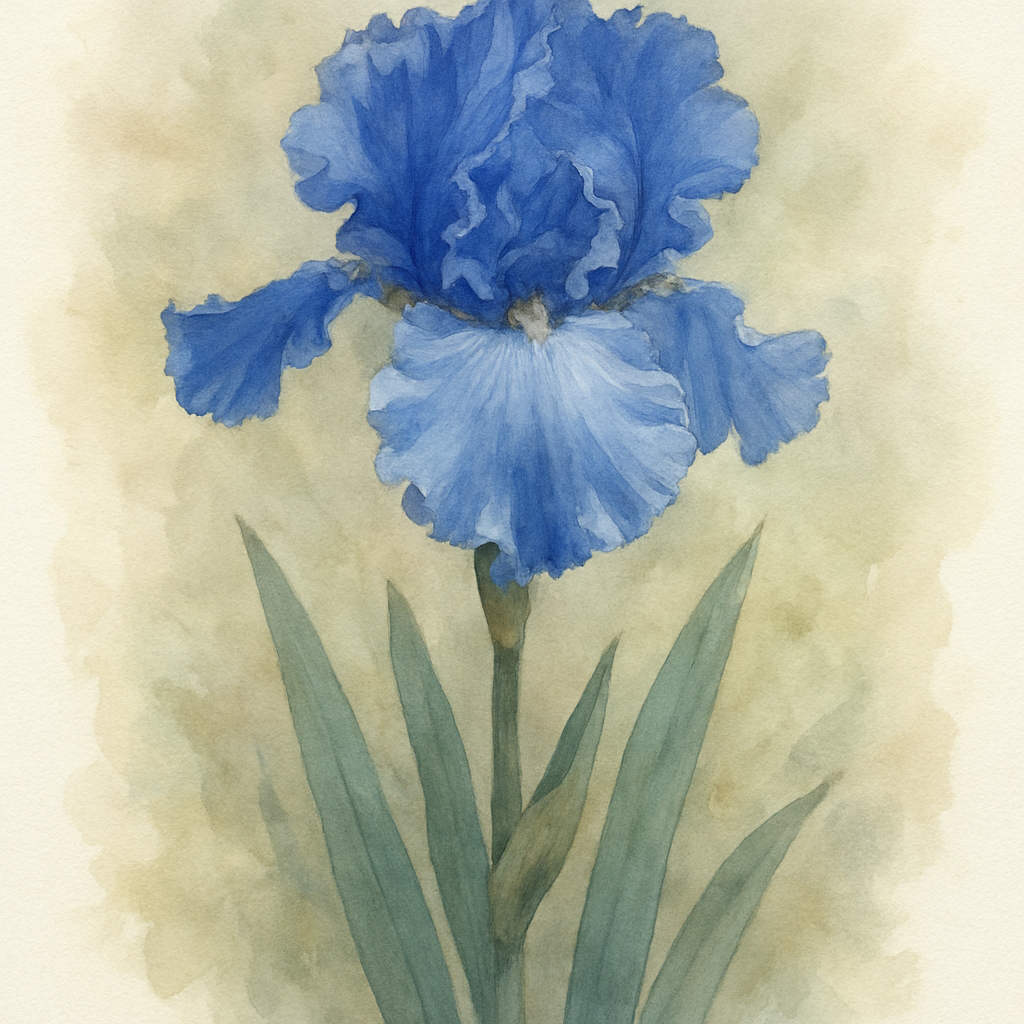 Iris germanica Victoria Falls