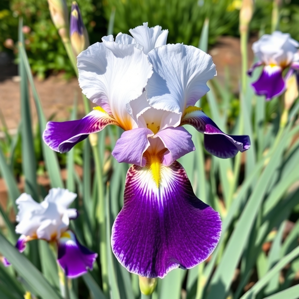 Iris germanica Wabash