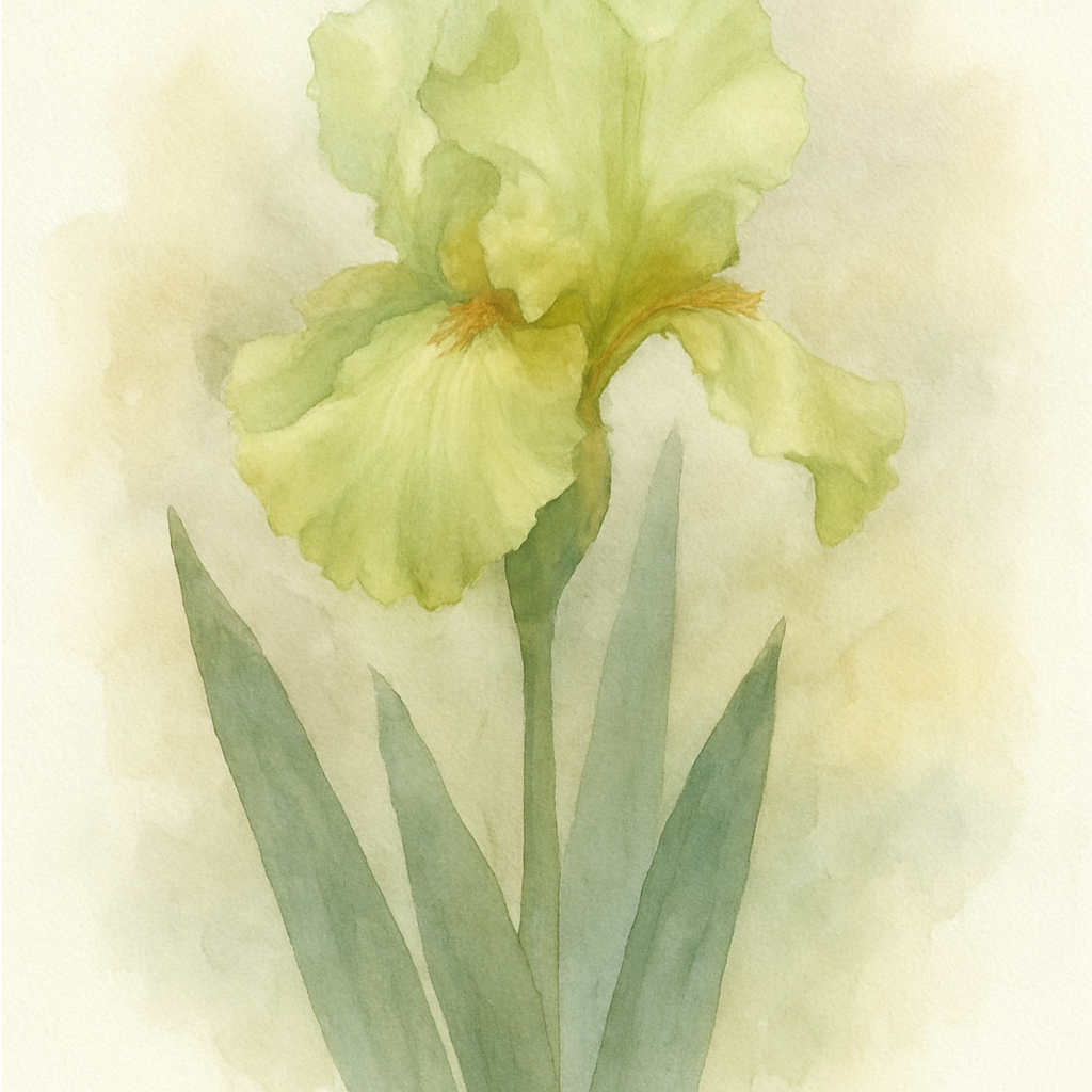 Iris 'Goddess of Green'
