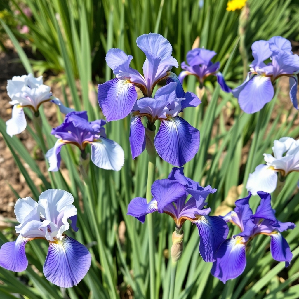 Iris laevigata mixed (Japanese water iris)