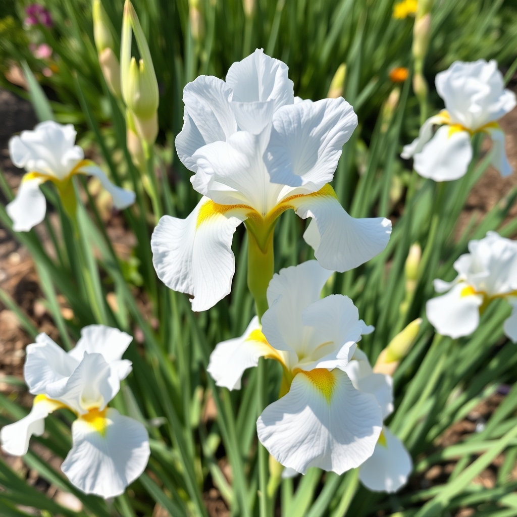 Iris laevigata Snowdrift