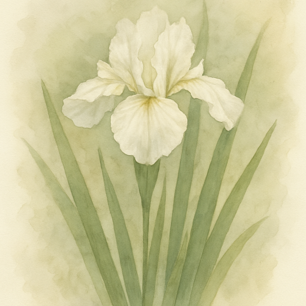Iris laevigata Snowdrift