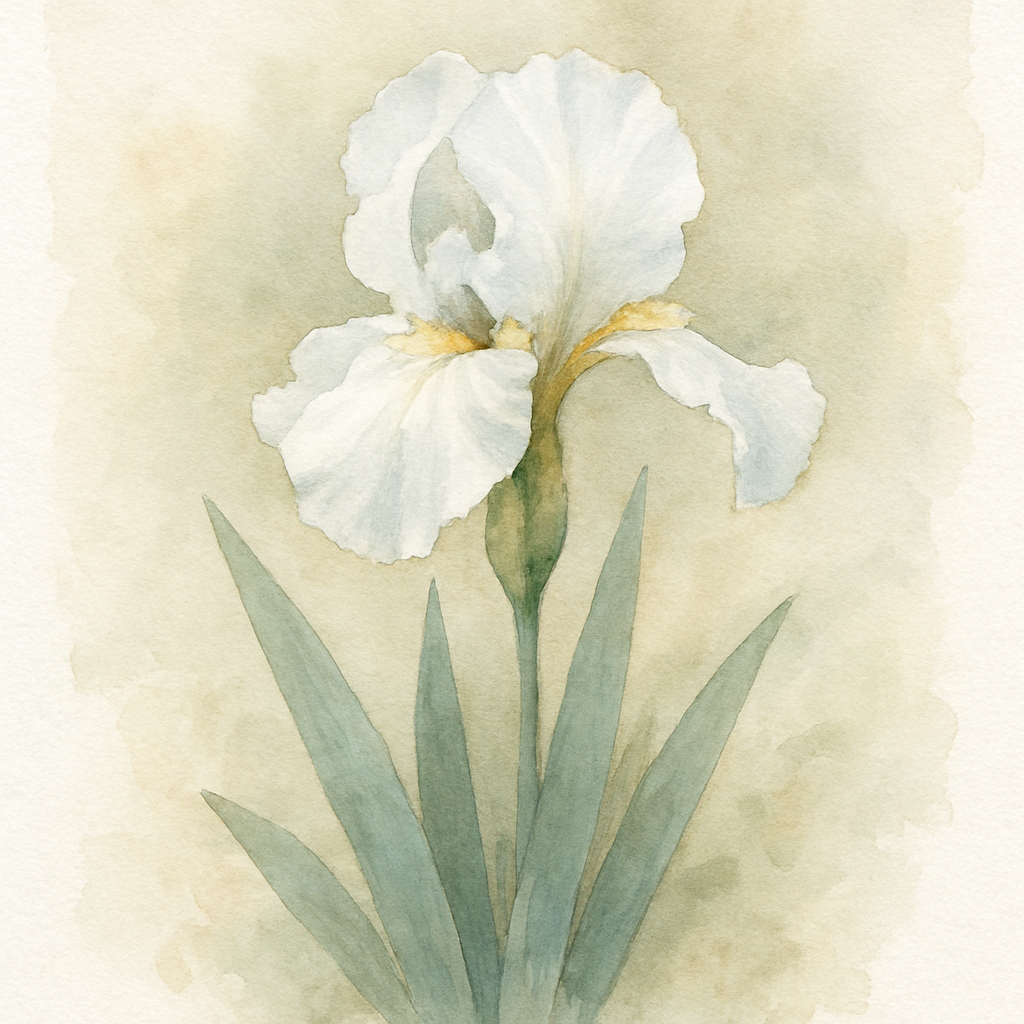 Iris 'Lilli White'