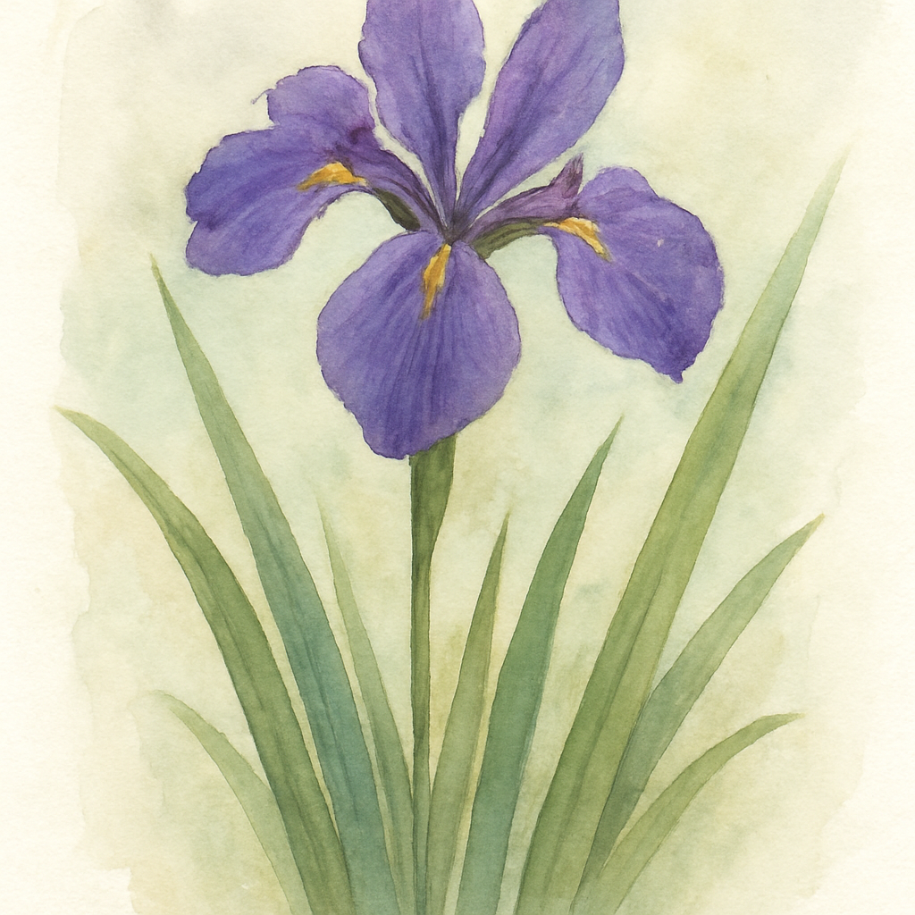 Iris louisiana lost label
