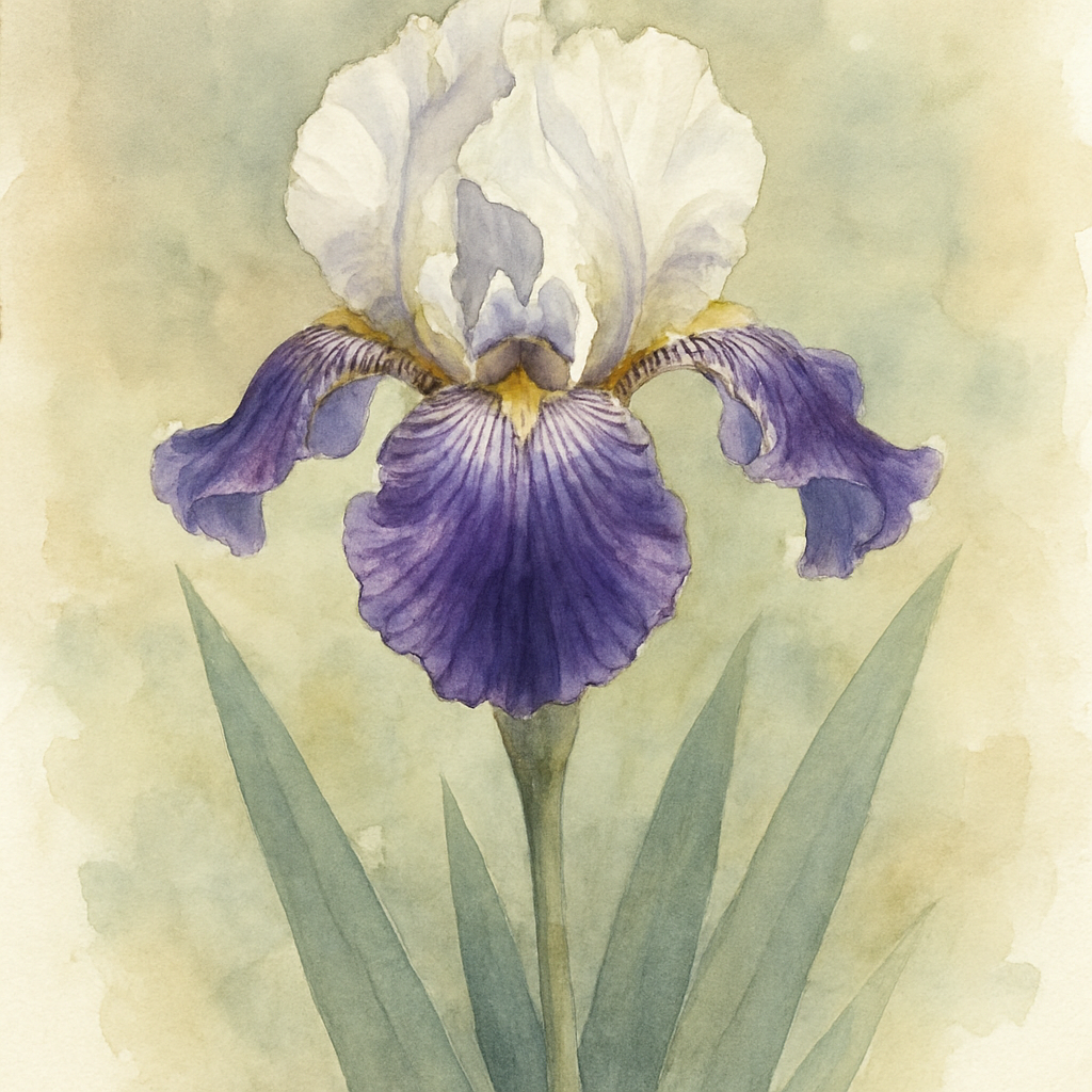 Iris plicata
