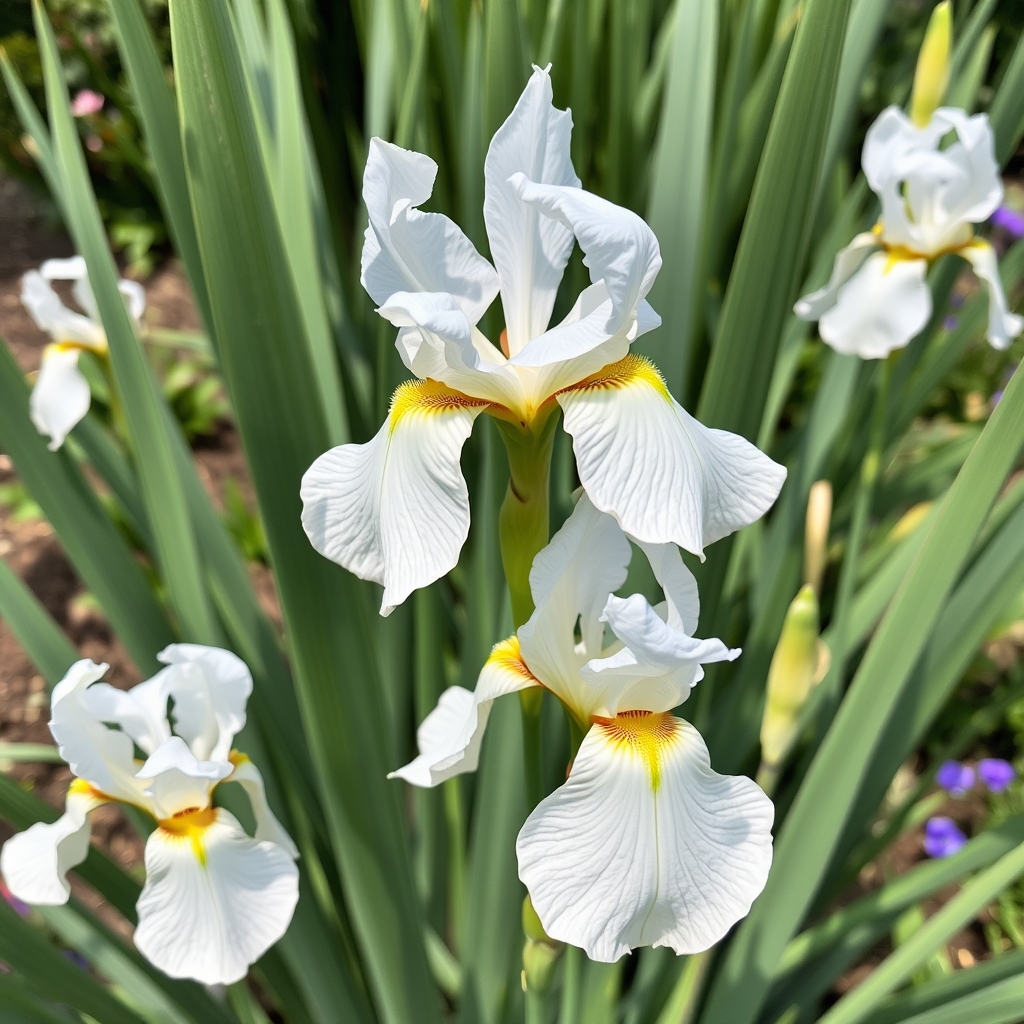 Iris pseudacorus alba