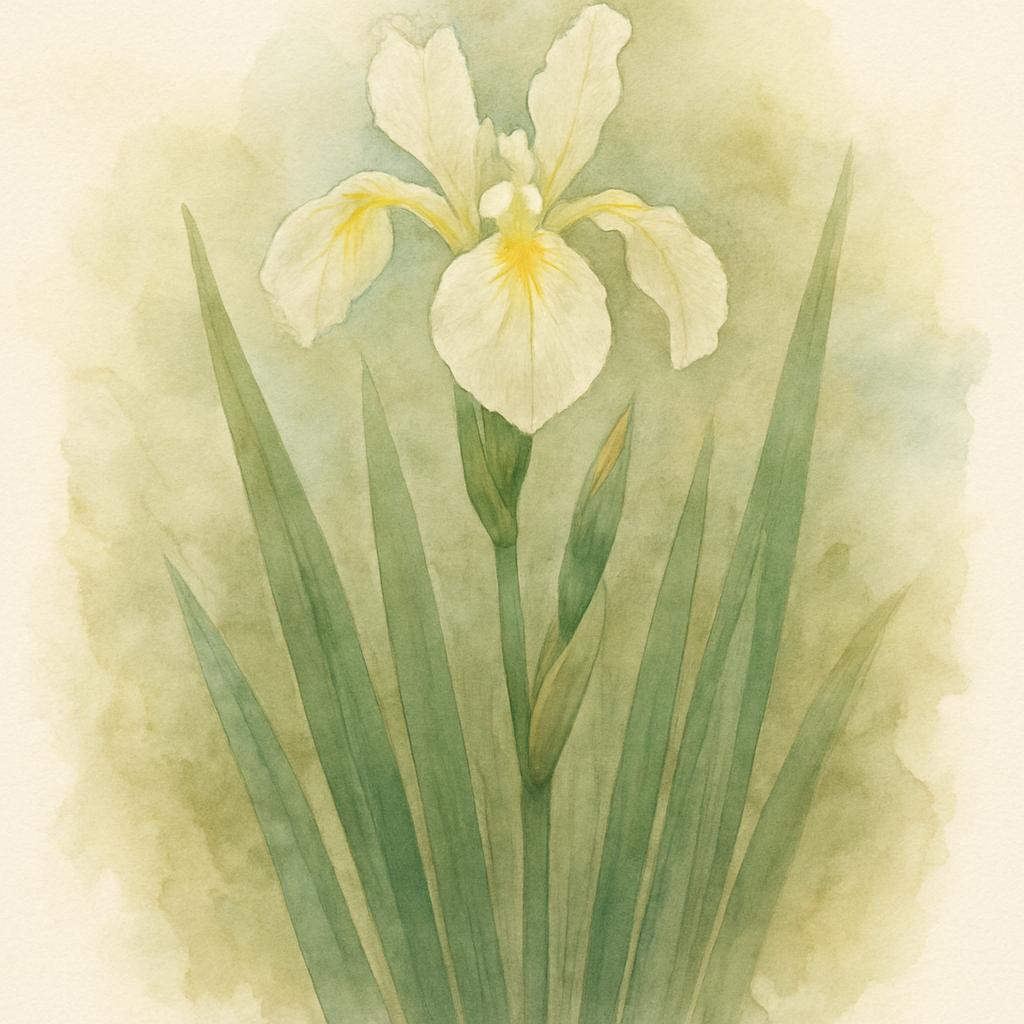 Iris pseudacorus alba