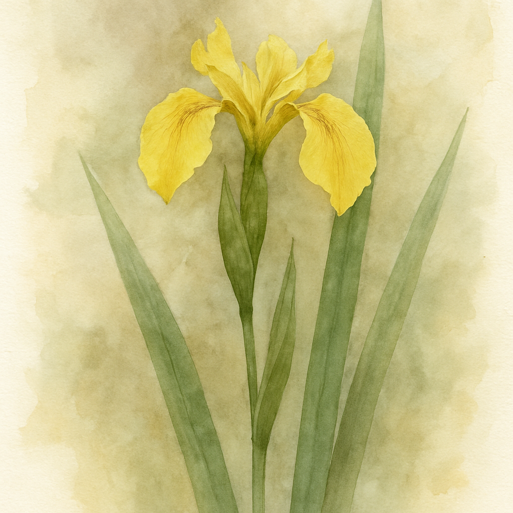 Iris pseudacorus (Yellow Flag Iris)