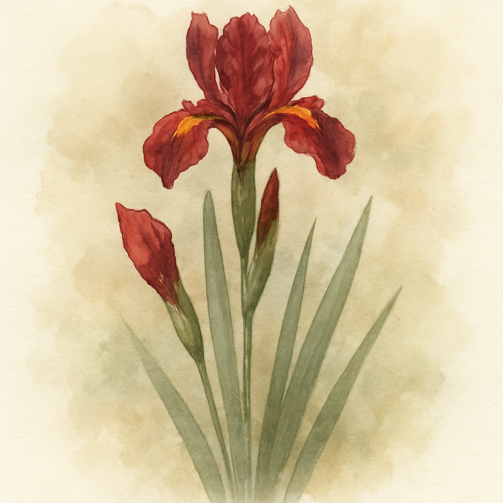 Iris 'Red Flare'