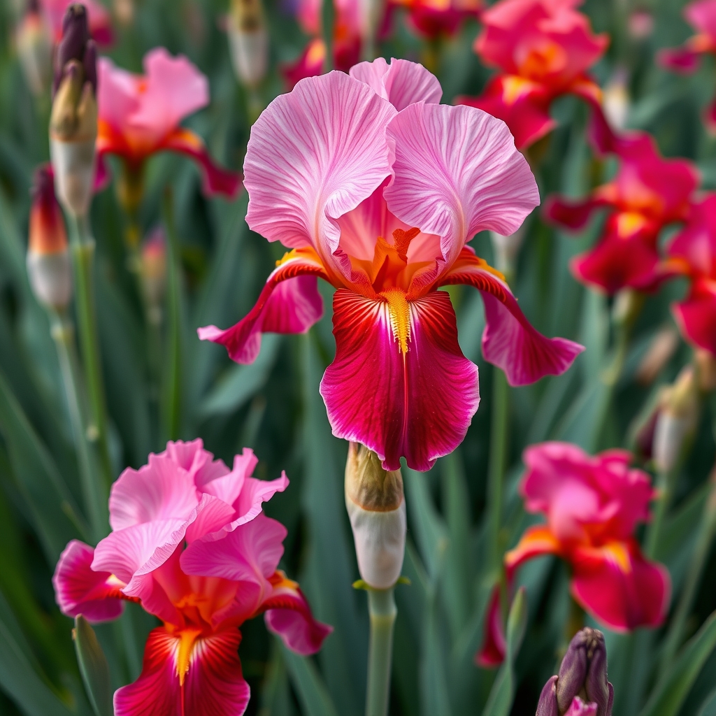 IRIS Red Orchid