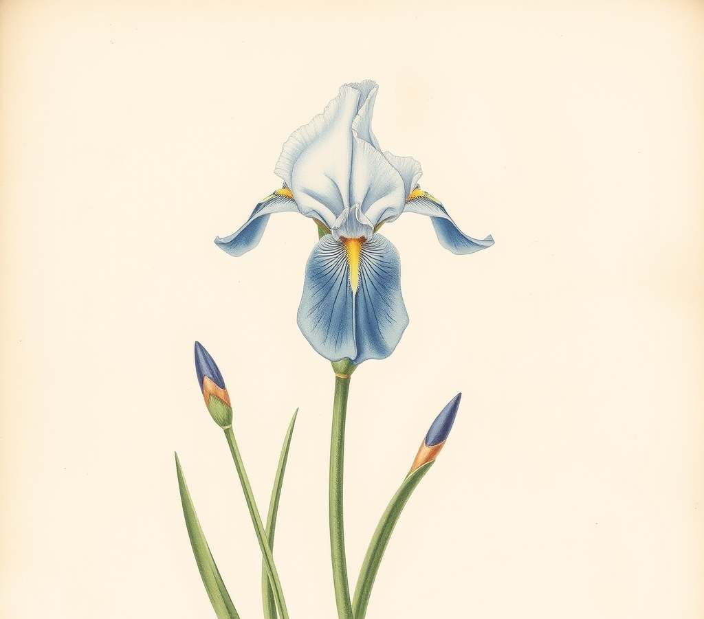 Iris siberica Jewelled Crown