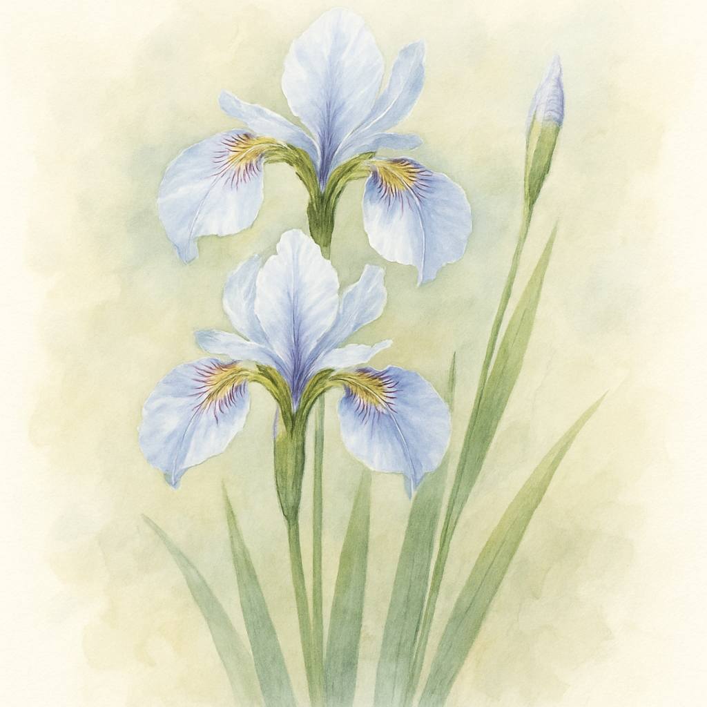 Iris siberica Jewelled Crown