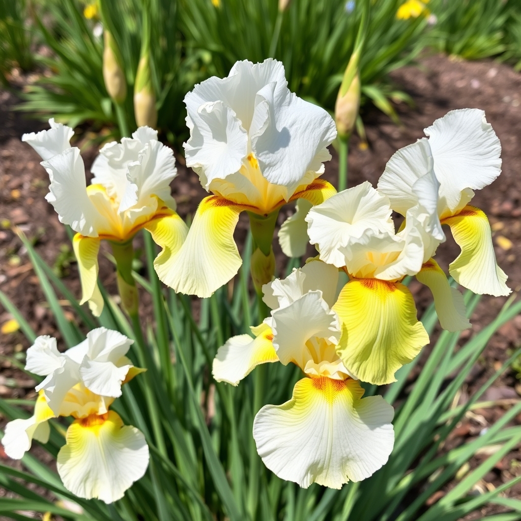 Iris sibirica Butter and Sugar