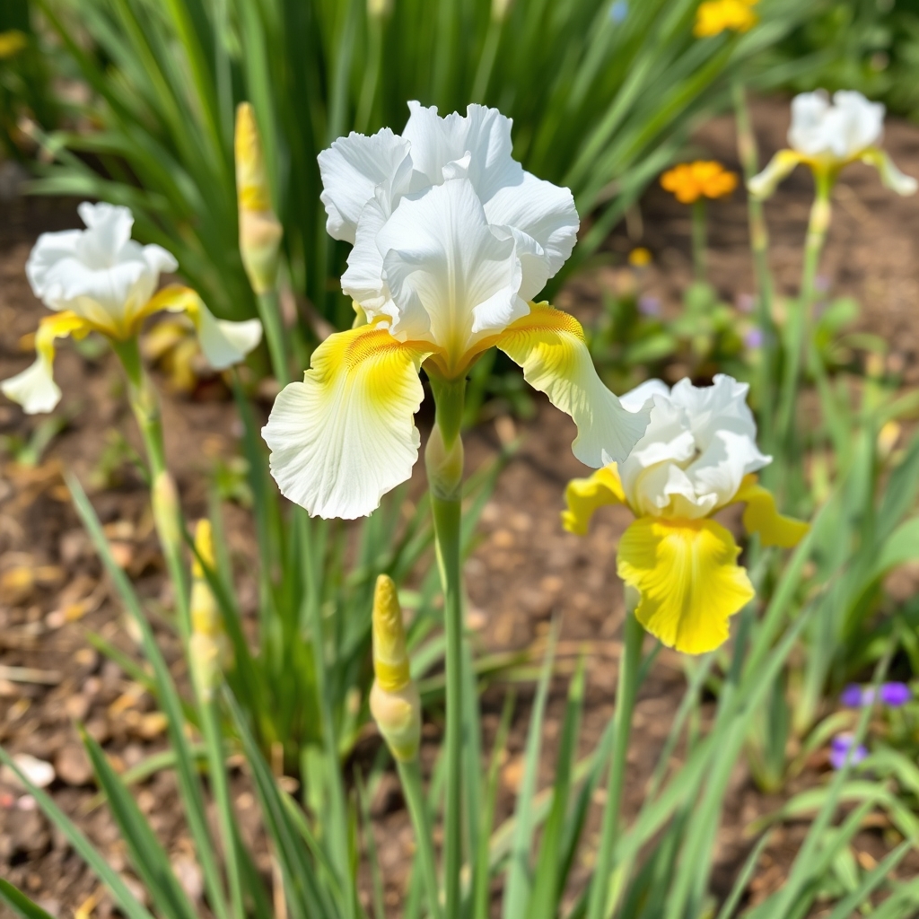 Iris sibirica Butter & Sugar AGM
