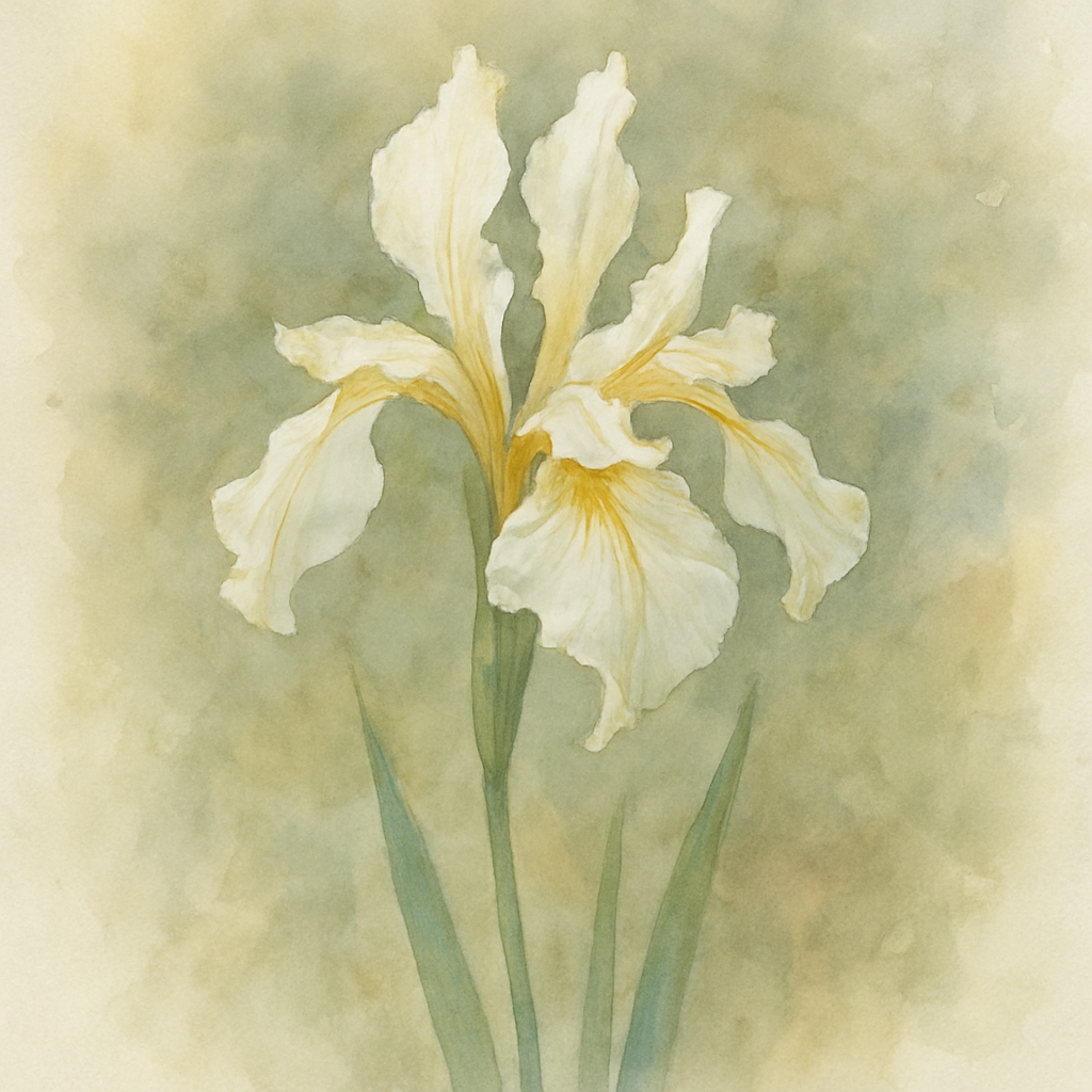 Iris Sibirica Ginger Twist