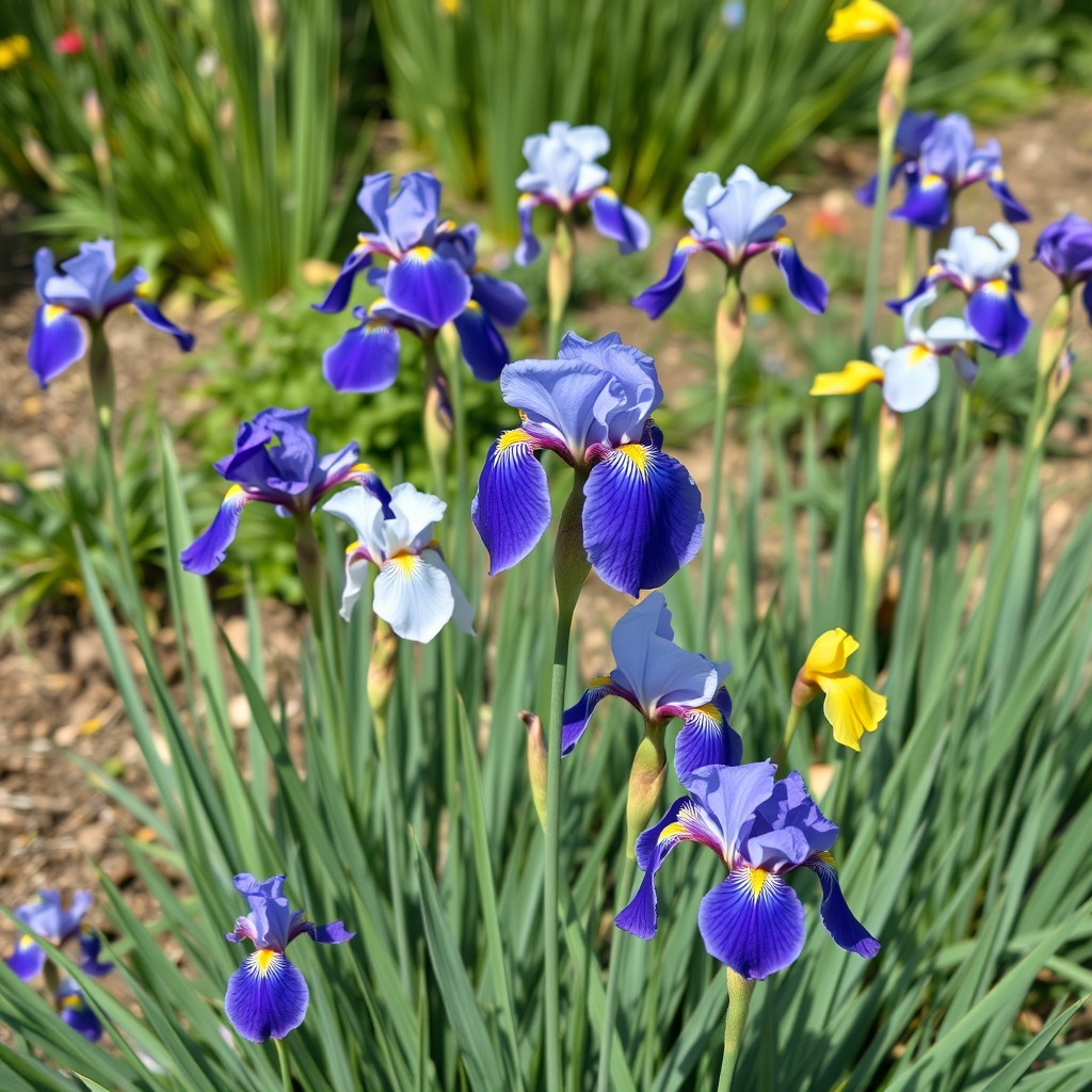 Iris sibirica mixed
