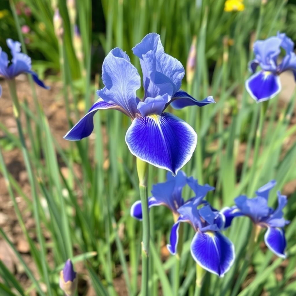 Siberian Iris Silver Edge