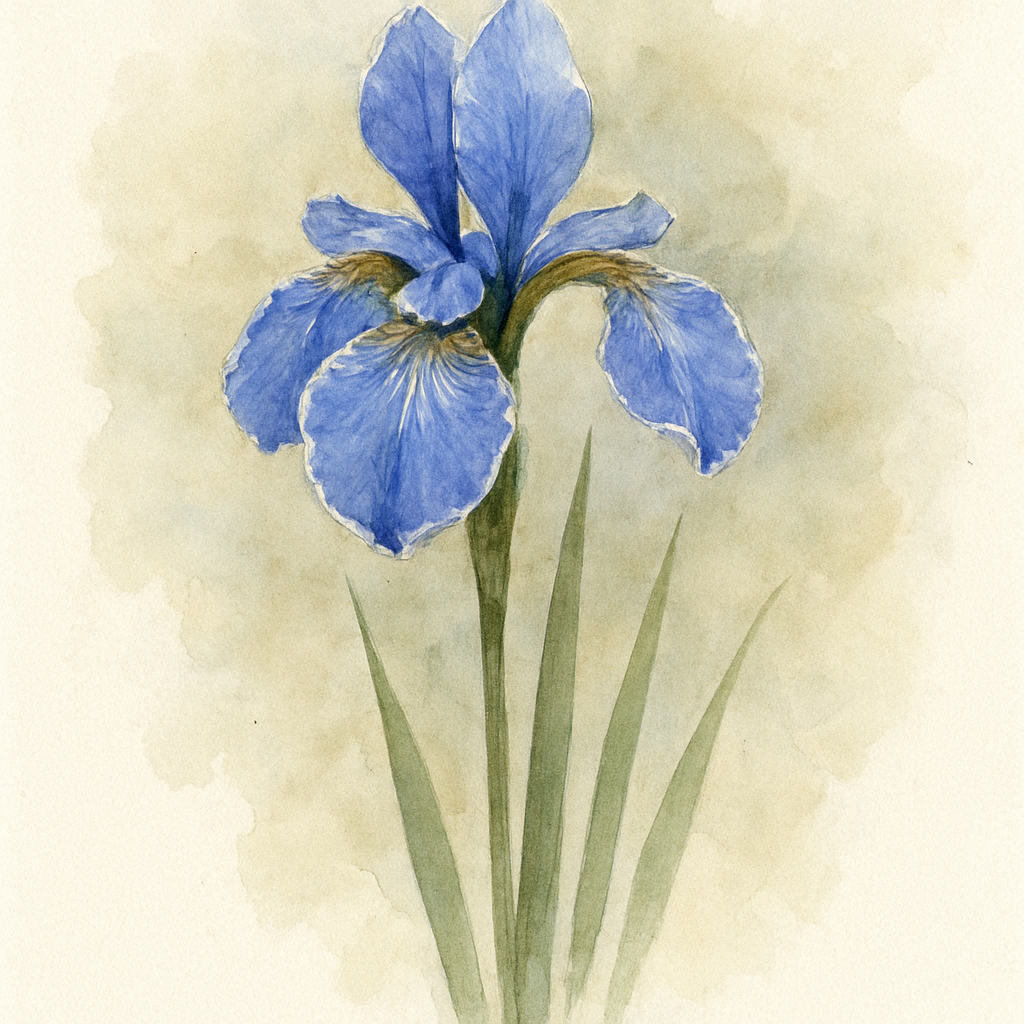 Siberian Iris Silver Edge
