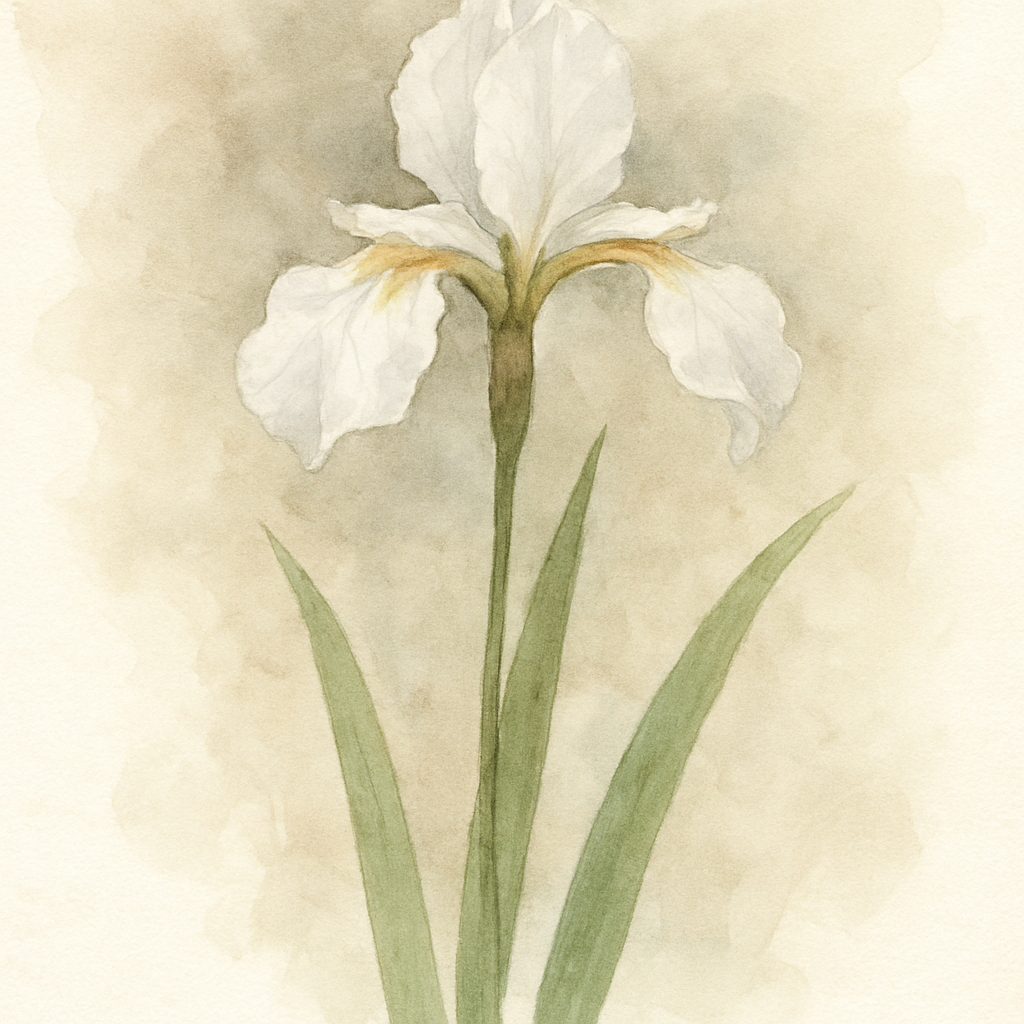 Iris sibirica 'Snowcrest'