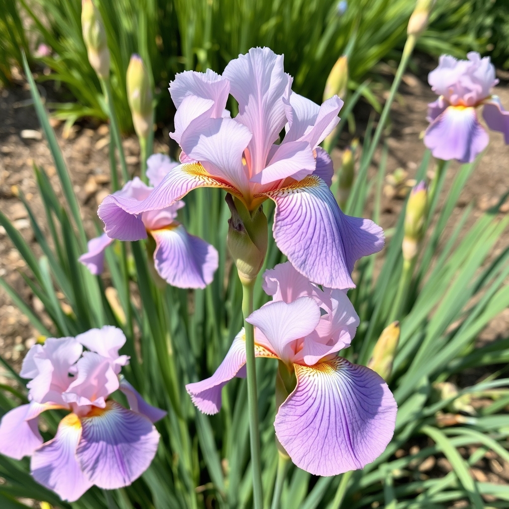 Iris sibirica Sparkling Rose