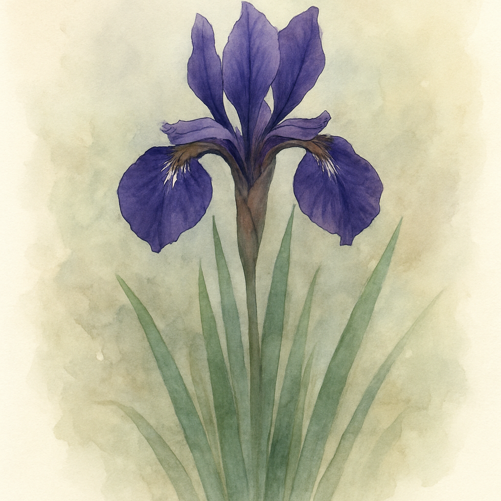 Iris sibirica 'Tropic Night'