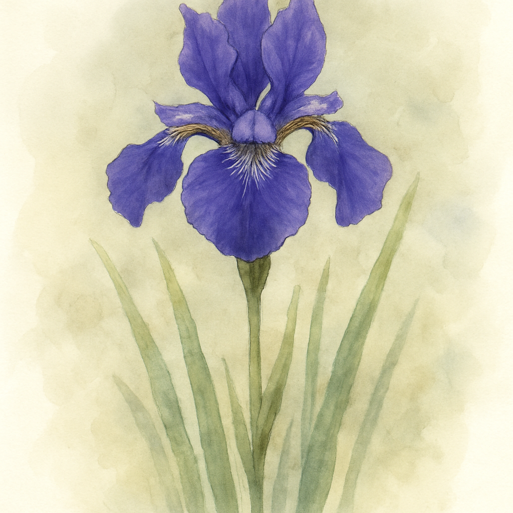Iris sibirica 'Tycoon'