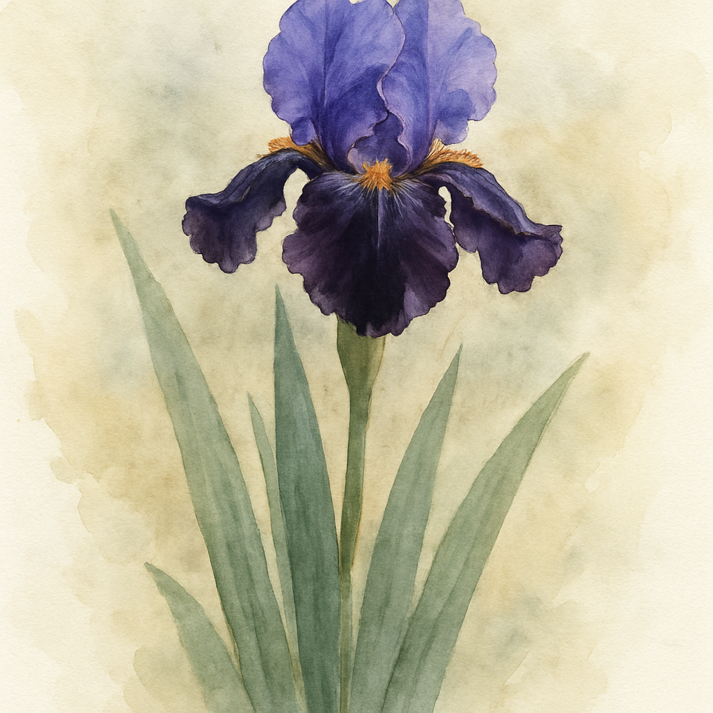 Iris 'Sinister Desire'