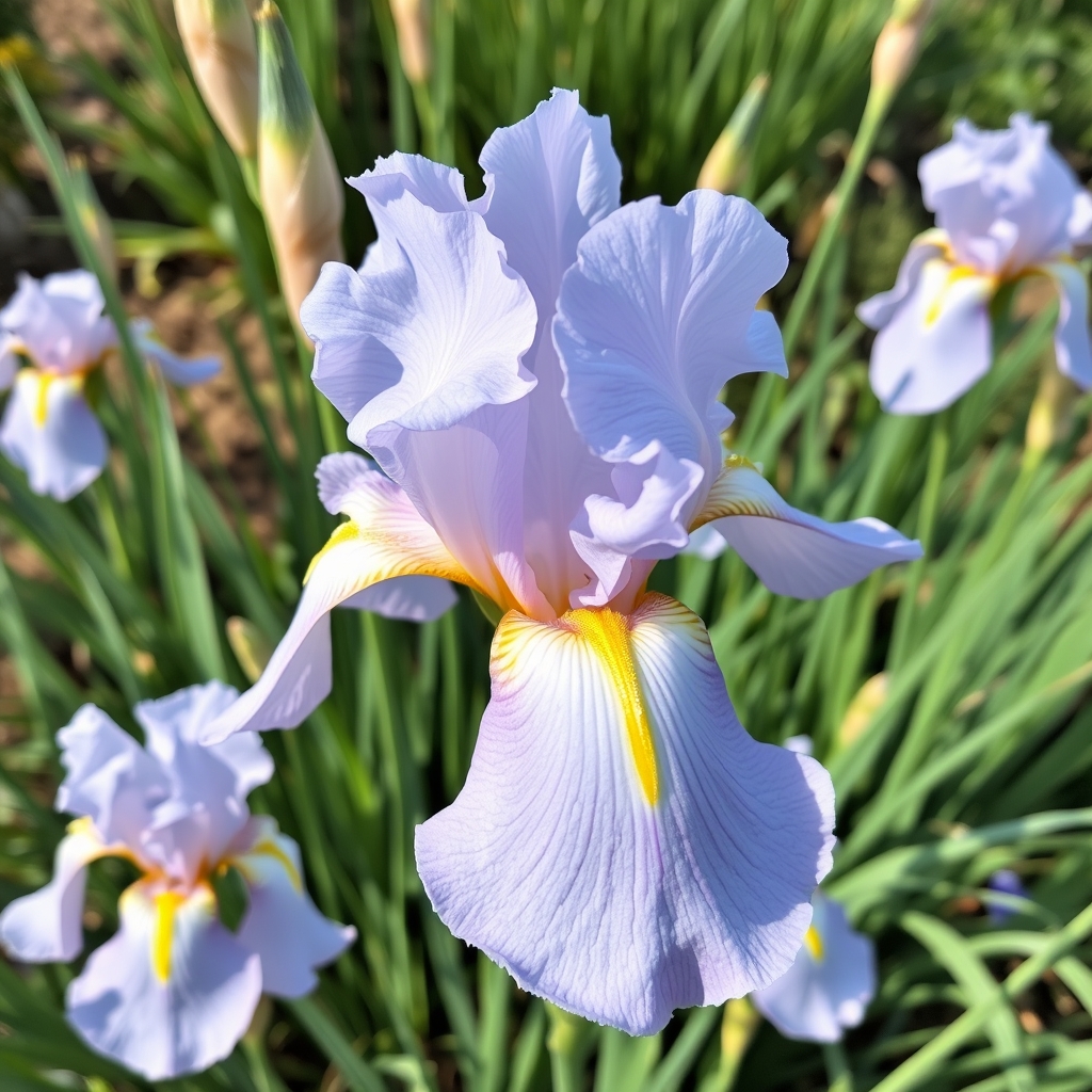 Iris unguicularis ‘Walter Butt’