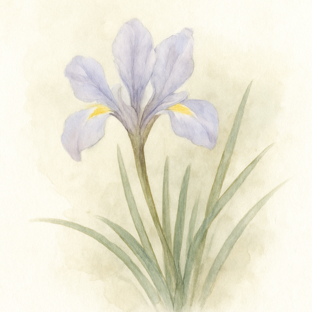 Iris unguicularis ‘Walter Butt’