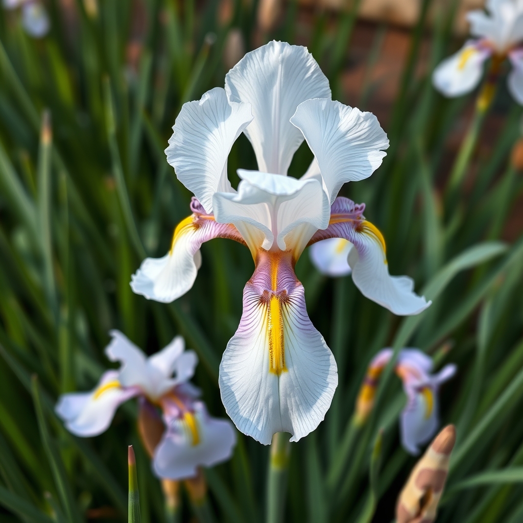 Iris unguicularis Alba