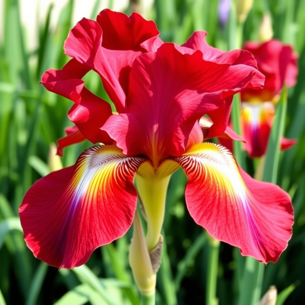 Iris versicolor Kermesina