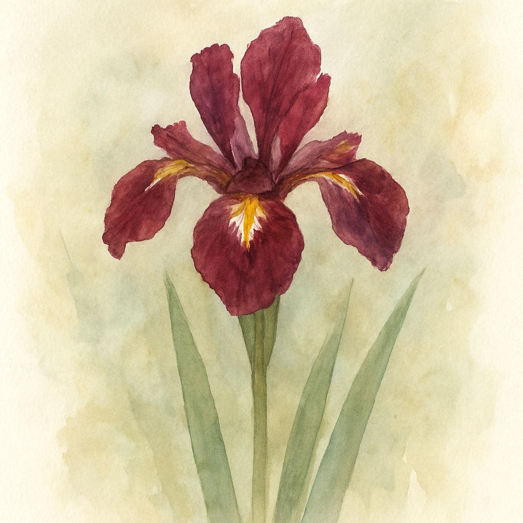 Iris versicolor Kermesina