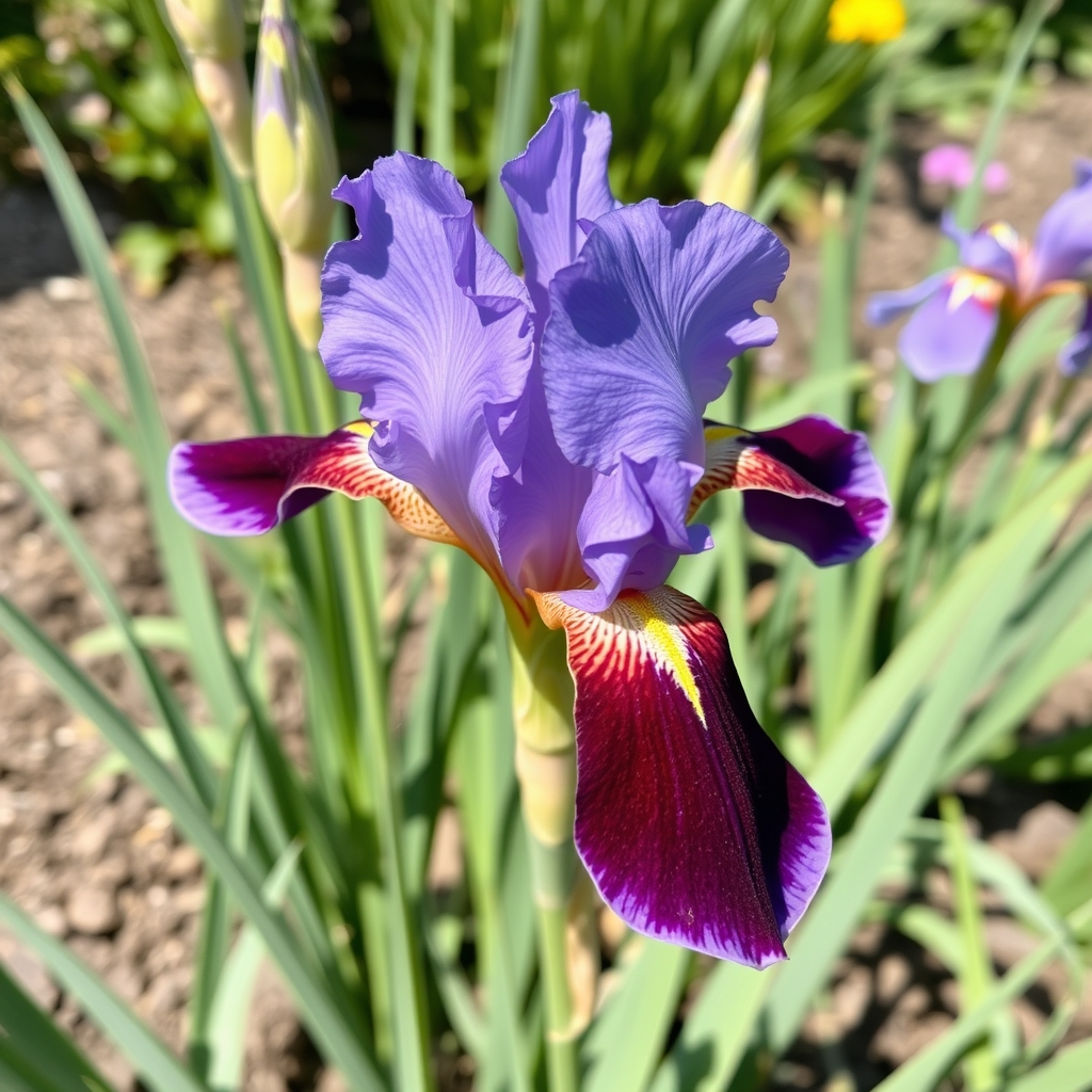 Iris versicolor mixed