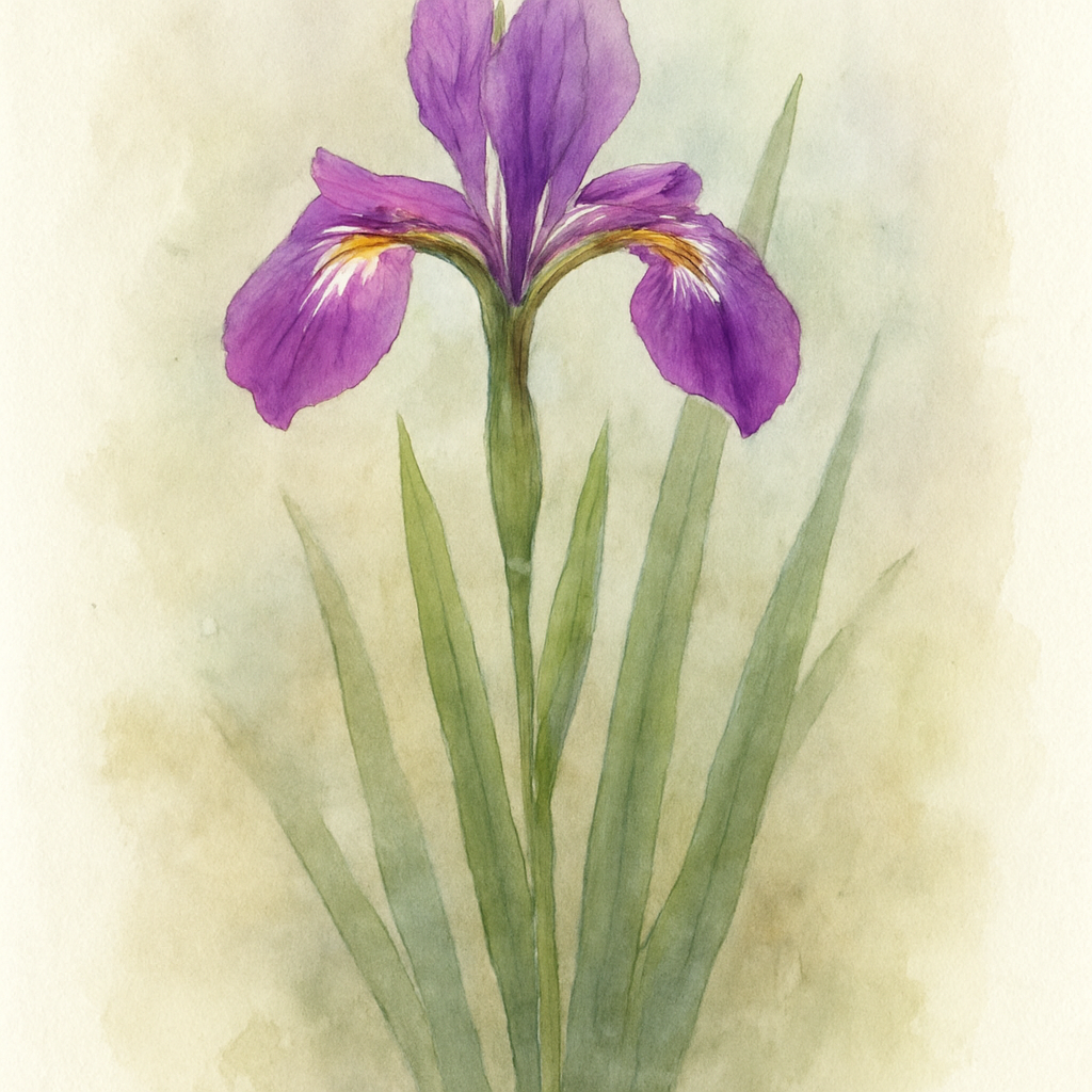 Iris virginica Orchid Purple