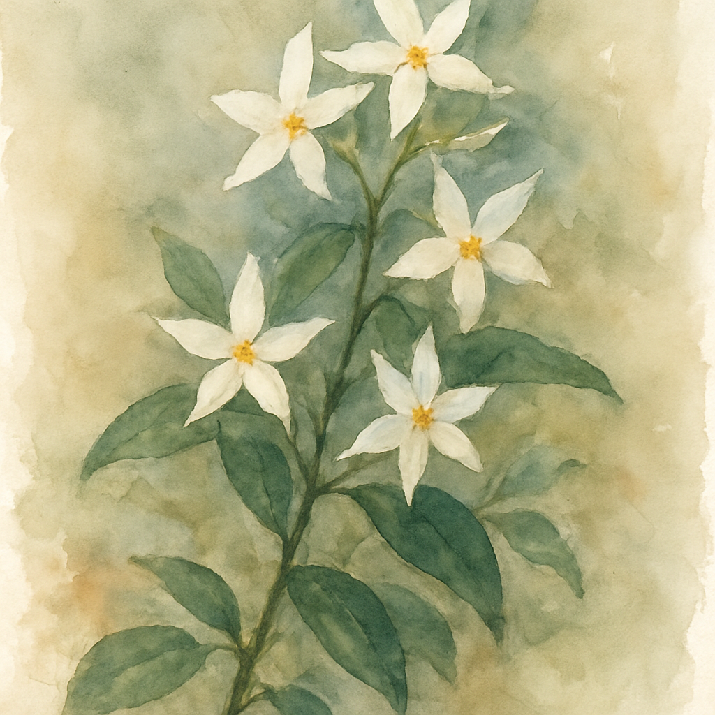 Jasminum officinale 'Sunbeam'