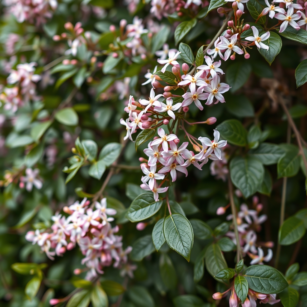 Jasminum x stephanense 'Starry Starry Summer Scent'