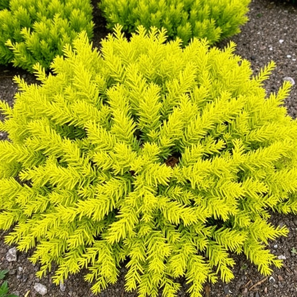 Juniperus horizontalis ‘Lime Glow’