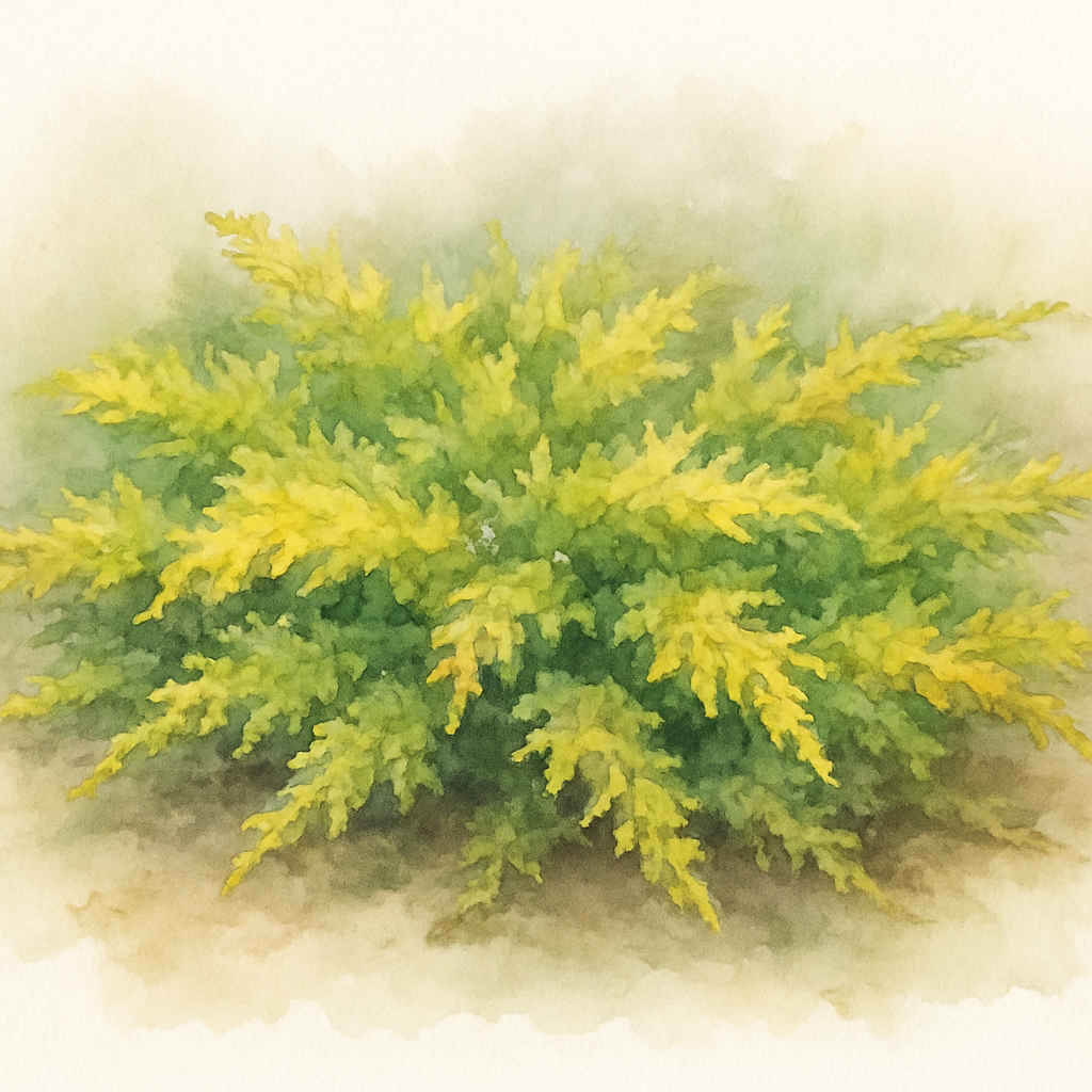Juniperus horizontalis 'Lime Glow'