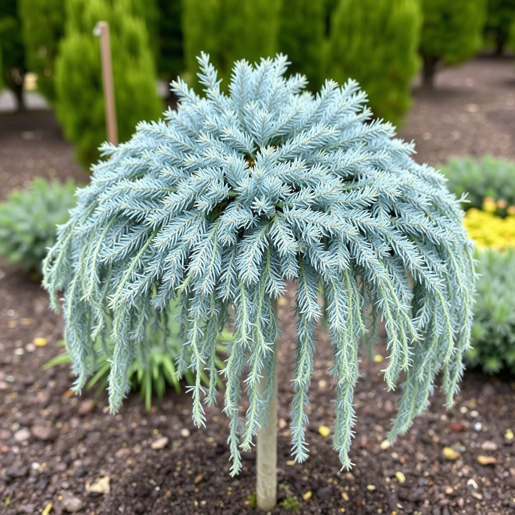 Juniperus squamata 'Blue Carpet' Tree