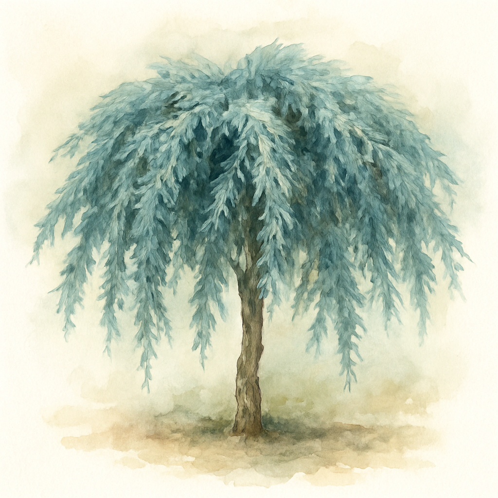 Juniperus squamata 'Blue Carpet' Tree