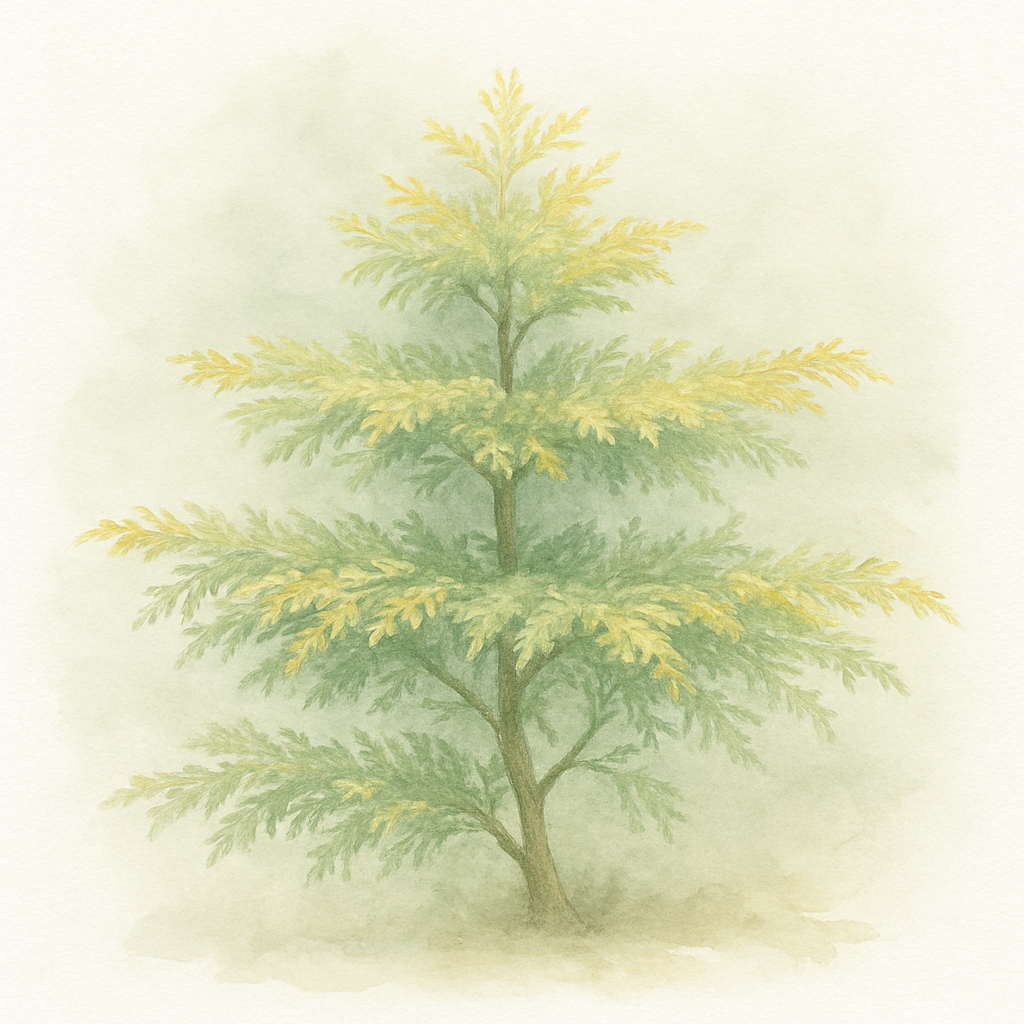 Juniperus x media ‘Gold Star’