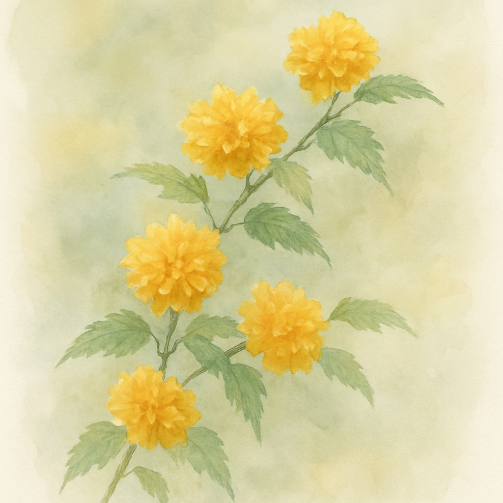 Kerria japonica Pleniflora