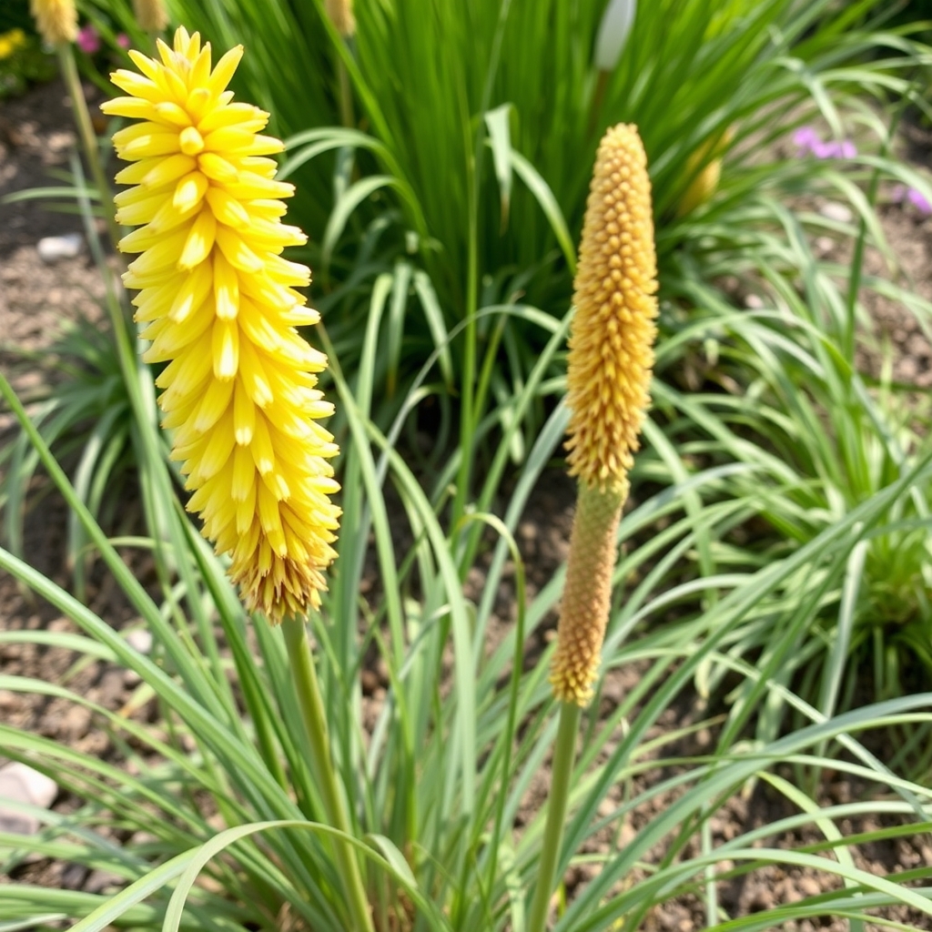 Kniphofia ‘Poco Citron’