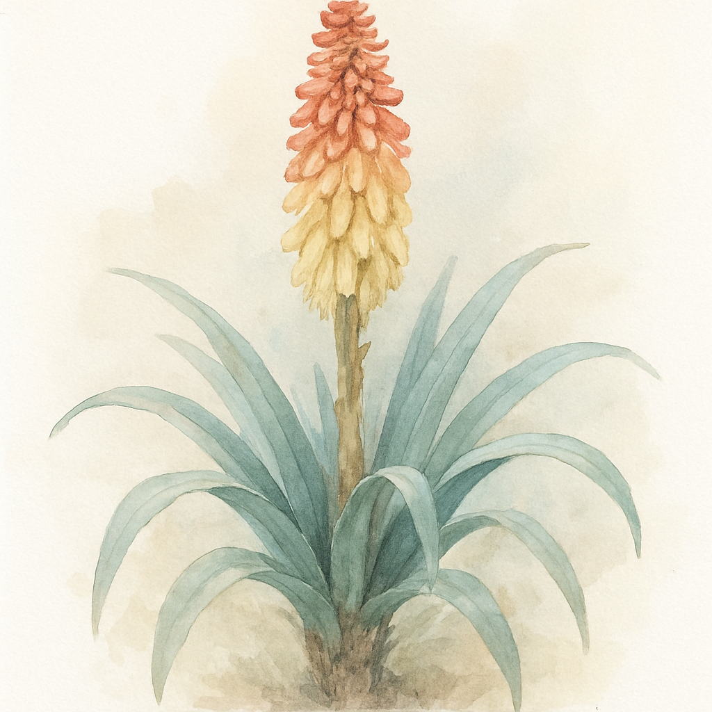 Kniphofia  caulescens