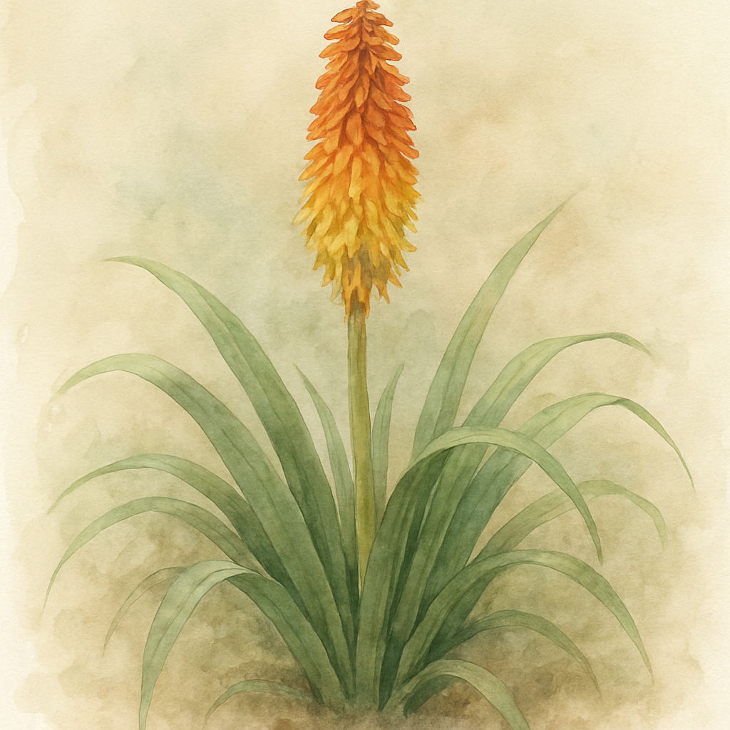 Kniphofia uvaria 'Flamenco'