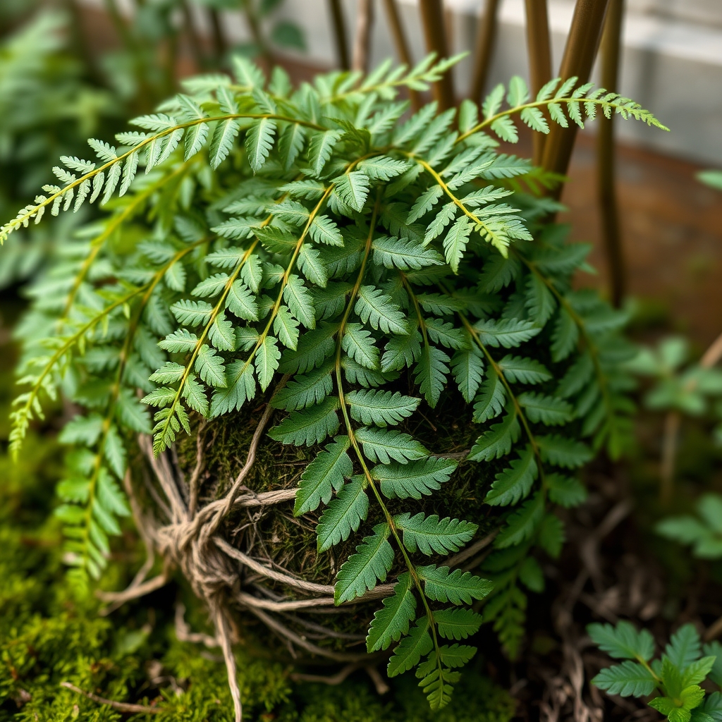 Kokedama Fern