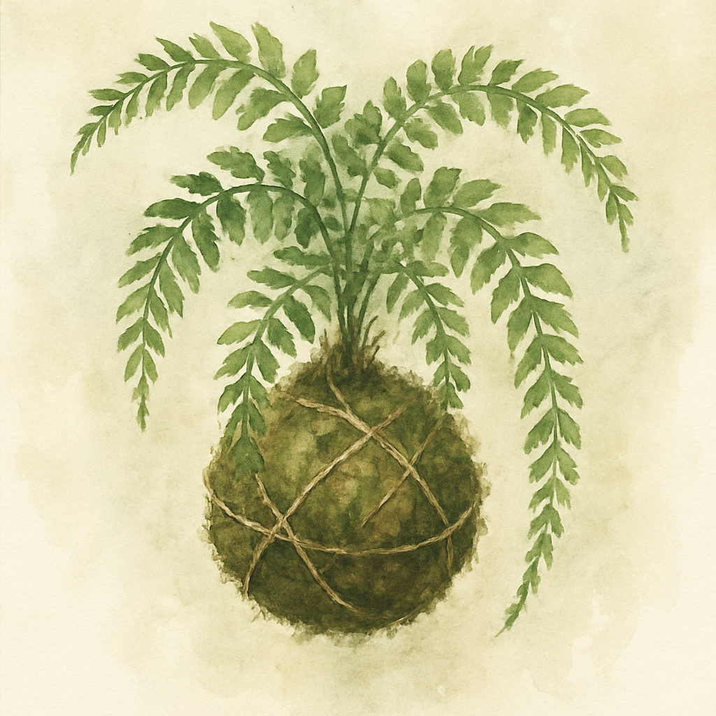 Kokedama Fern