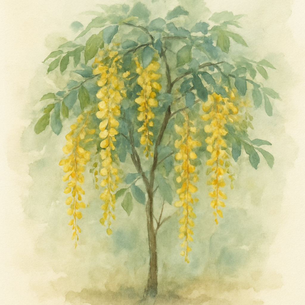 Golden Rain Laburnum Trees