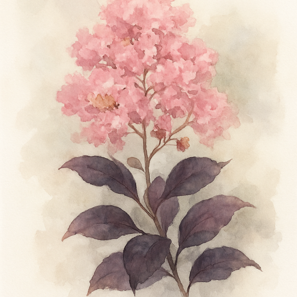Lagerstroemia indica ‘Black Diamond Blush’