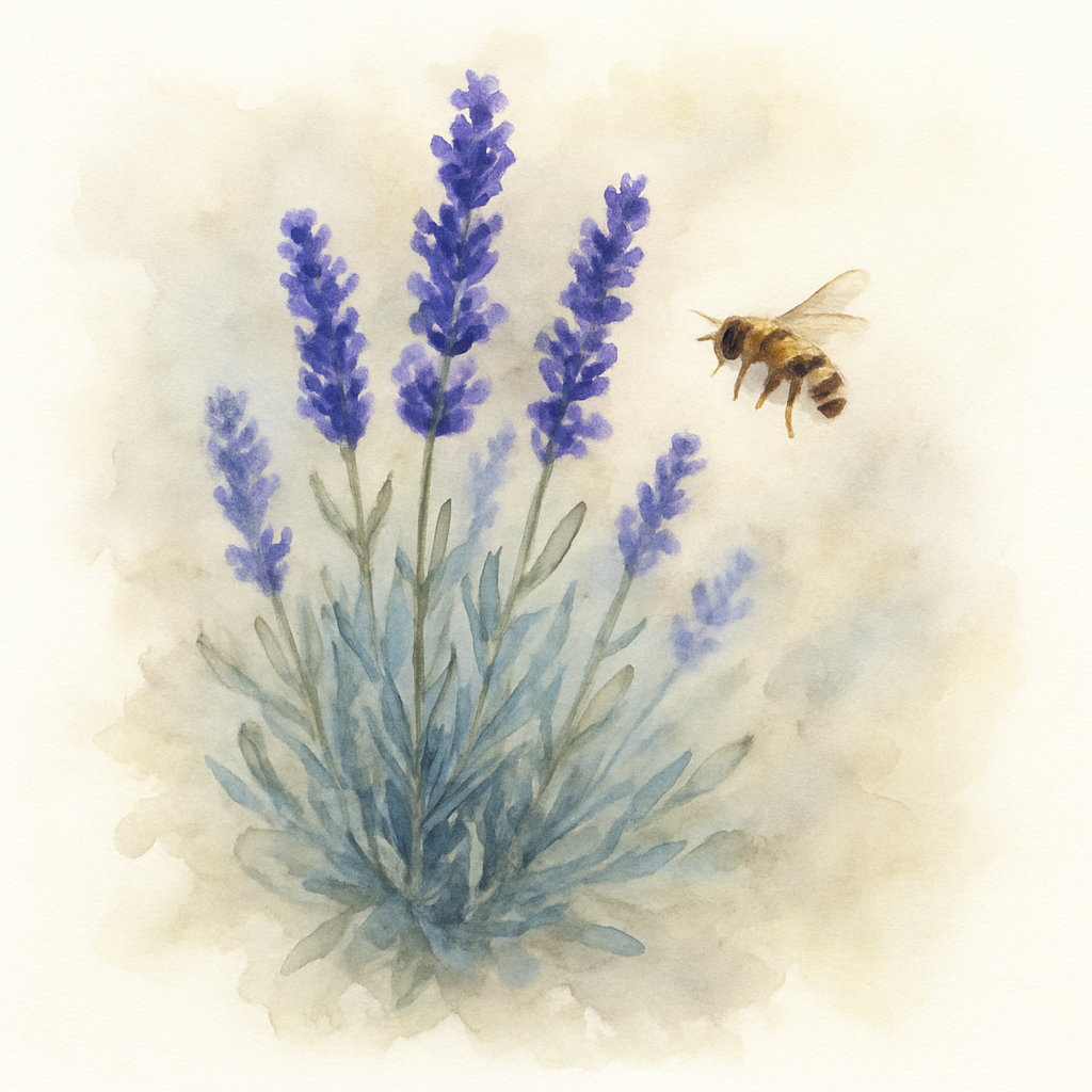 Lavender Bee Zee Dark Blue